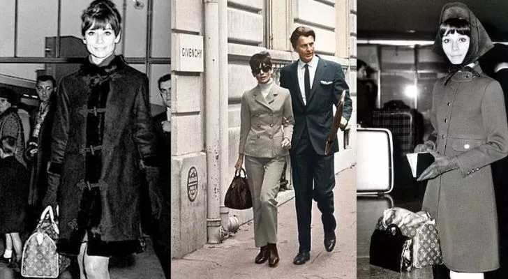 Audrey Hepburn with a Louis Vuitton Speedy
