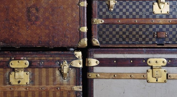 Cuatro maletas Louis Vuitton
