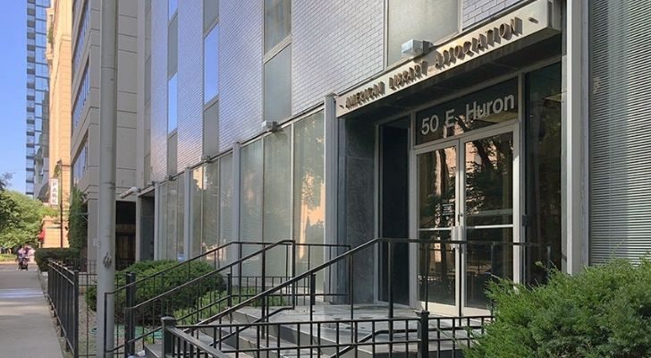La puerta principal de la American Library Association