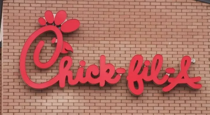 Chick-fil-a store sign