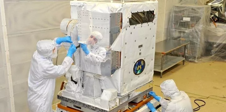 NASA'S NICER getting prepared for shipment 