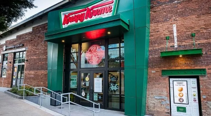 Krispy Kreme's vending machine in Charlotte.