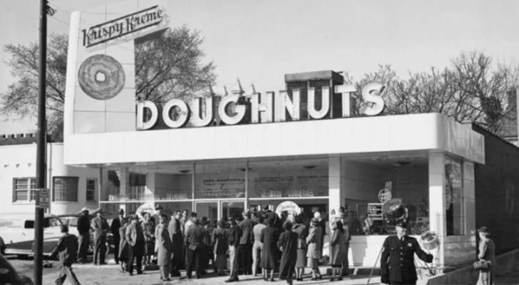 The Winston-Salem Krispy Kreme store..