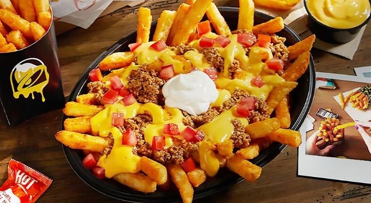 Taco Bell's most popular item in their menu is the Nacho Fries.