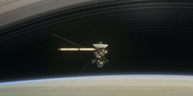 OTD in 2004: The Cassini–Huygens spacecraft became the first to enter Saturn's orbit.