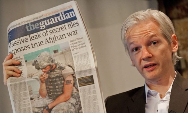 OTD in 2010: Wikileaks published classified information about the war in Afghanistan.