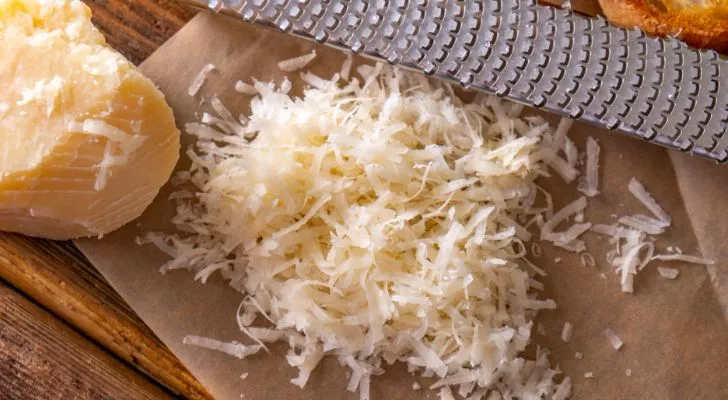 Grated parmesan