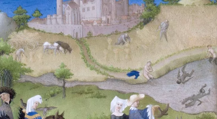 In the Medieval Era bathing wasn't regular