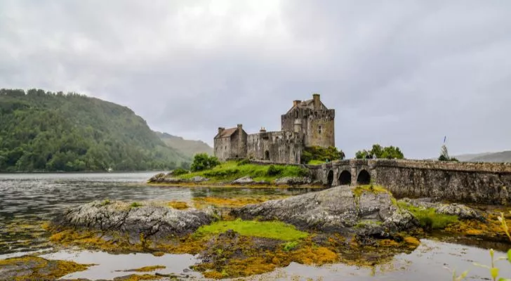 An old castle in England