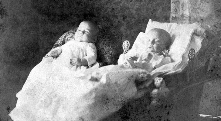 Historically people were obsessed with taking photos of the dead