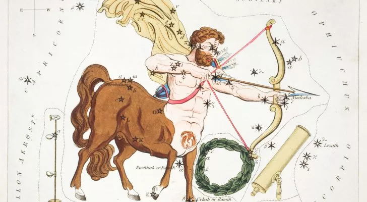 An artists rendition of the Sagittarius archer