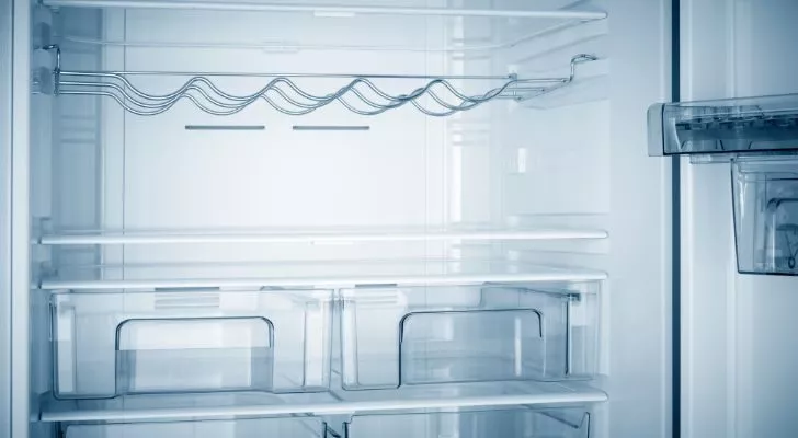 An empty fridge