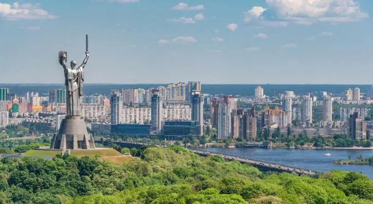 The Motherland Monument in Kiev