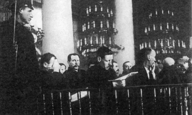 OTD in 1937: Seventeen people went on trial in the second Moscow Trials.