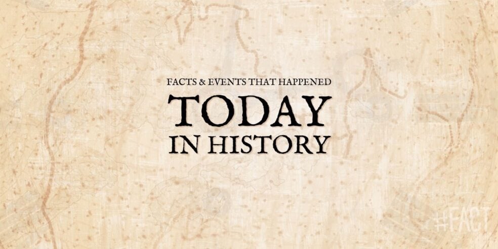 ON THIS DAY TODAY IN HISTORY visual data 6