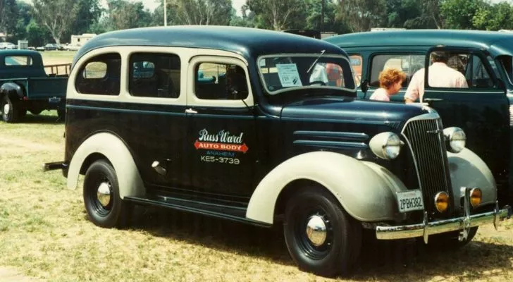 A 1937 Chevrolet Suburban Carryall