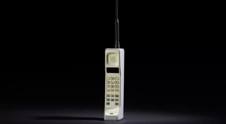 The Motorola DynaTAC 8000x, Motorola's first cellphone