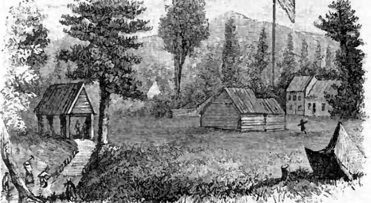 Sutters Mill, where the first gold in California was found