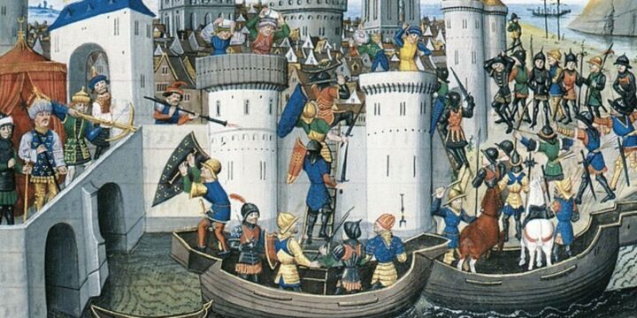 OTD in 1204: Crusaders from the Fourth Crusade broke through Constantinople's walls and entered the great city.