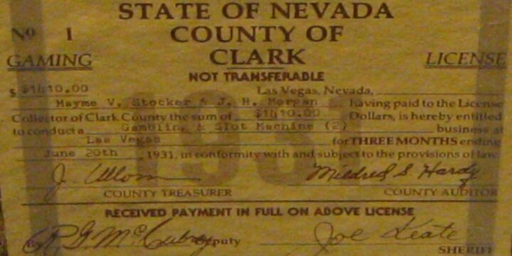 OTD in 1931: The US state of Nevada legalized gambling after previously banning it in 1909.