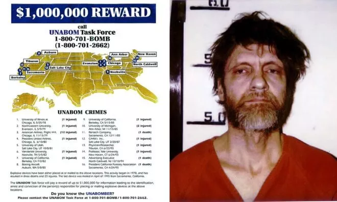 OTD in 1996: Ted Kaczynski