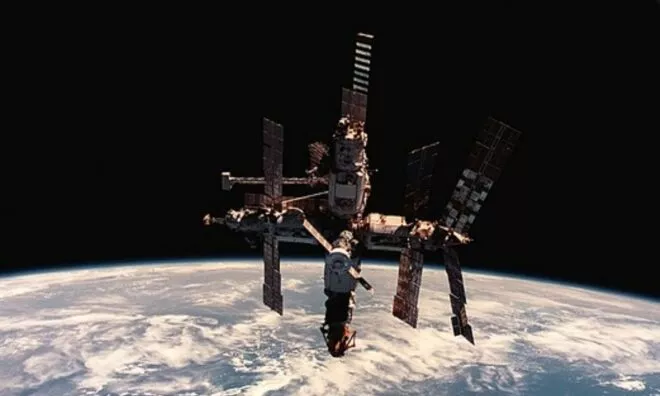 OTD in 2001: Russia’s Mir Space Station was deorbited over the South Pacific Ocean.