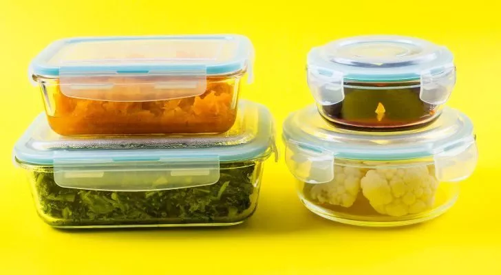 Glass food containers