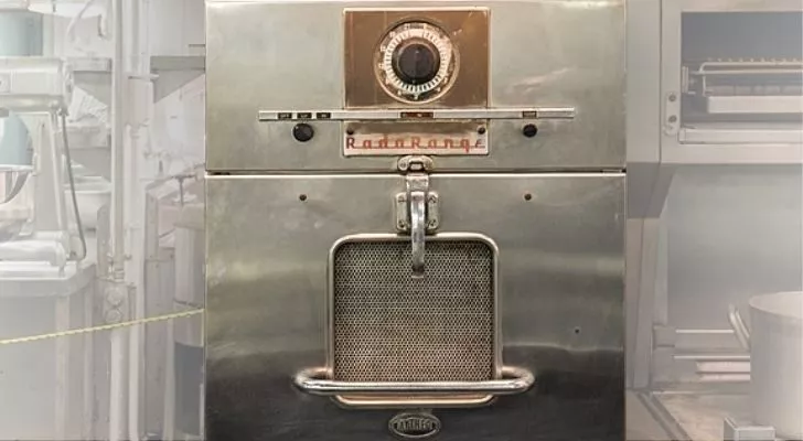 The original 1947 Raytheon Radarange microwave oven