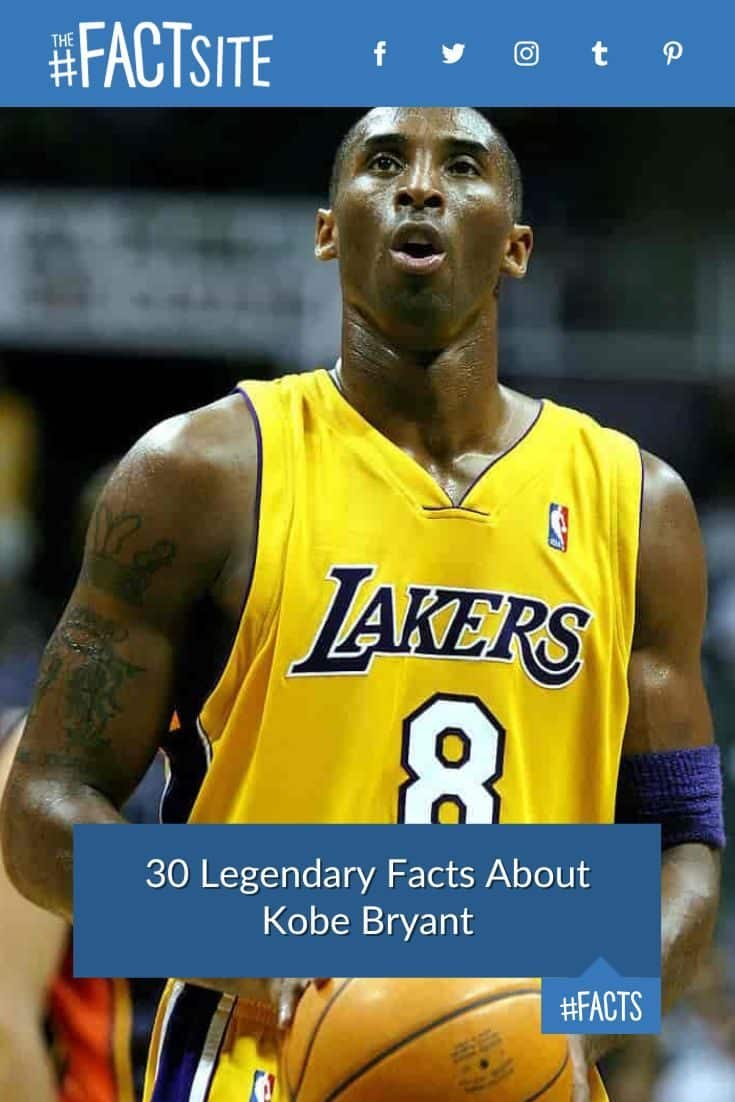 30 Legendary Facts About Kobe Bryant The Fact Site