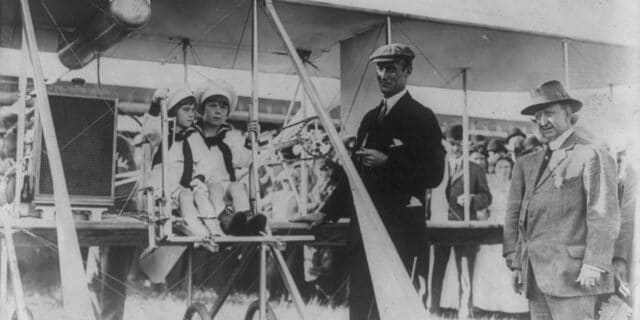 OTD in 1911: Calbraith Rodgers completed the first crossing of the US by airplane in 84 days.