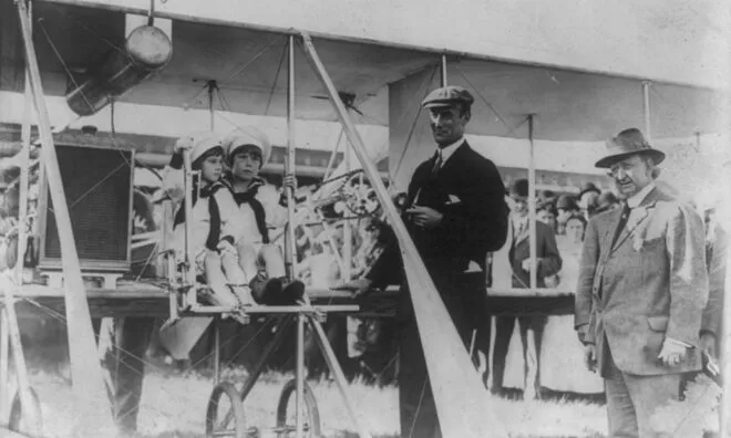 OTD in 1911: Calbraith Rodgers completed the first crossing of the US by airplane in 84 days.