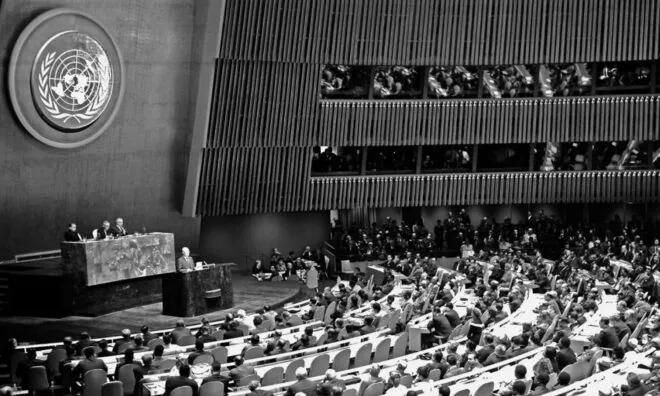 OTD in 1953: Dwight D. Eisenhower gave his "Atoms for Peace" speech at the United Nations in New York.
