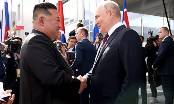OTD in 2023: Kim Jong-Un arrived in Russia by armored train to hold talks with President Vladimir Putin regarding potential military cooperation.