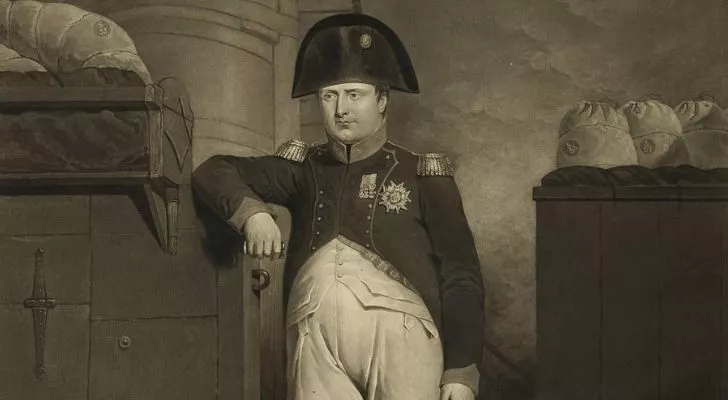 Napoleon looking rather moody and annoyed