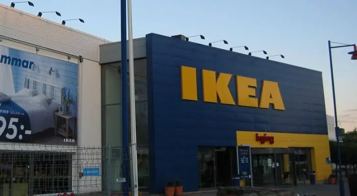 The front of IKEA's first store