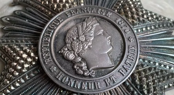 A French Legion of Honor medal
