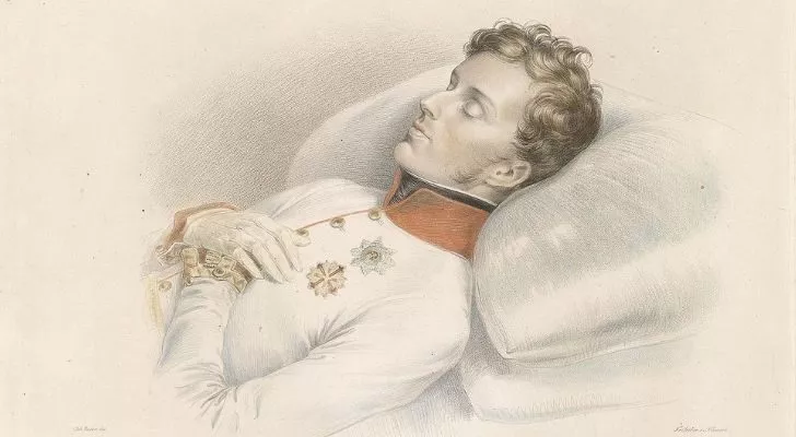 Napoleon II on his deathbed