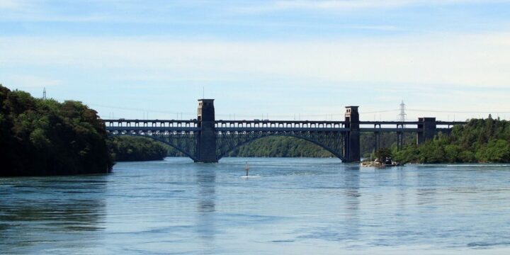 OTD in 1970: A fire broke out in the Britannia Bridge in North Wales.