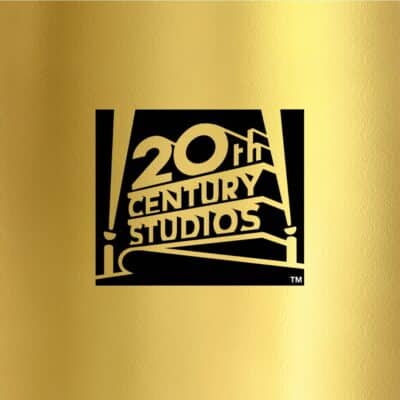 Gold and black 20th Century Studios logo