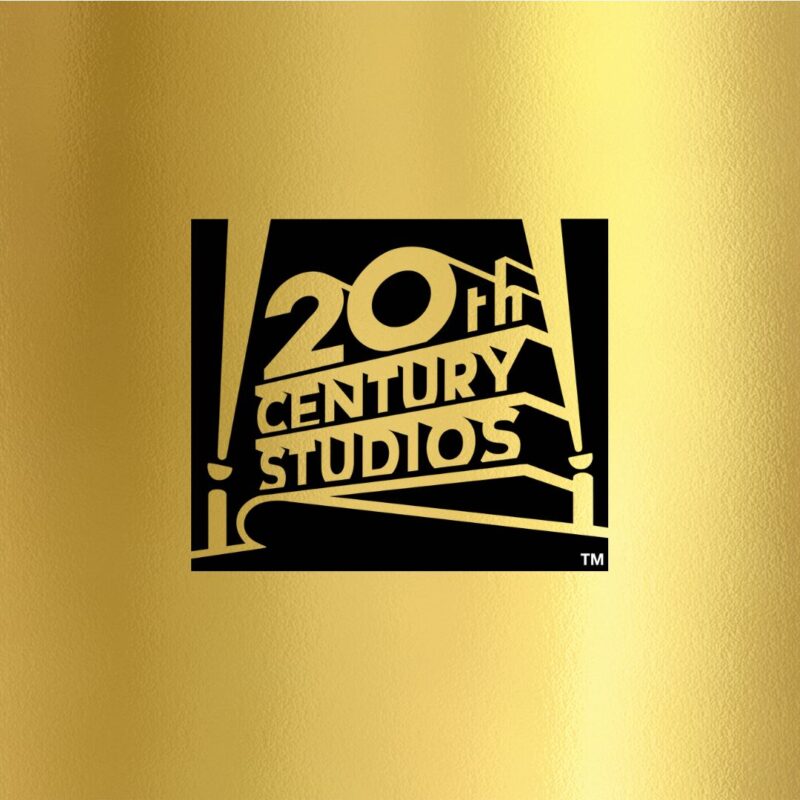 Gold and black 20th Century Studios logo