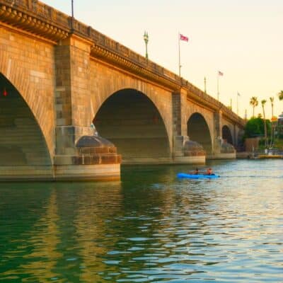 The 1831 London Bridge in Lake Havasu City, Arizona