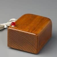 Wooden computer mouse