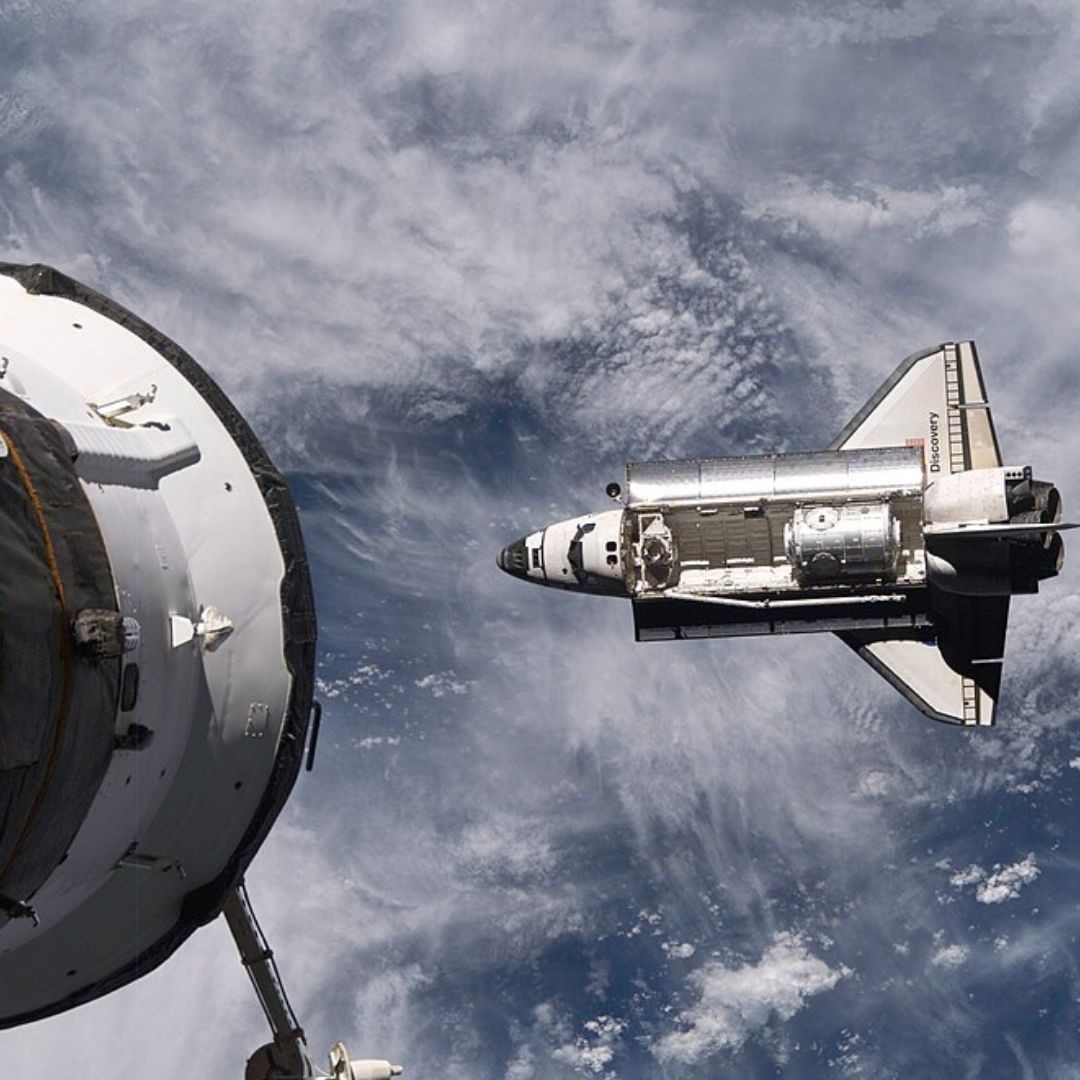 The International Space Station was launched into orbit piece by piece and assembled there, as no single rocket was powerful enough to carry the entire structure into orbit at once.