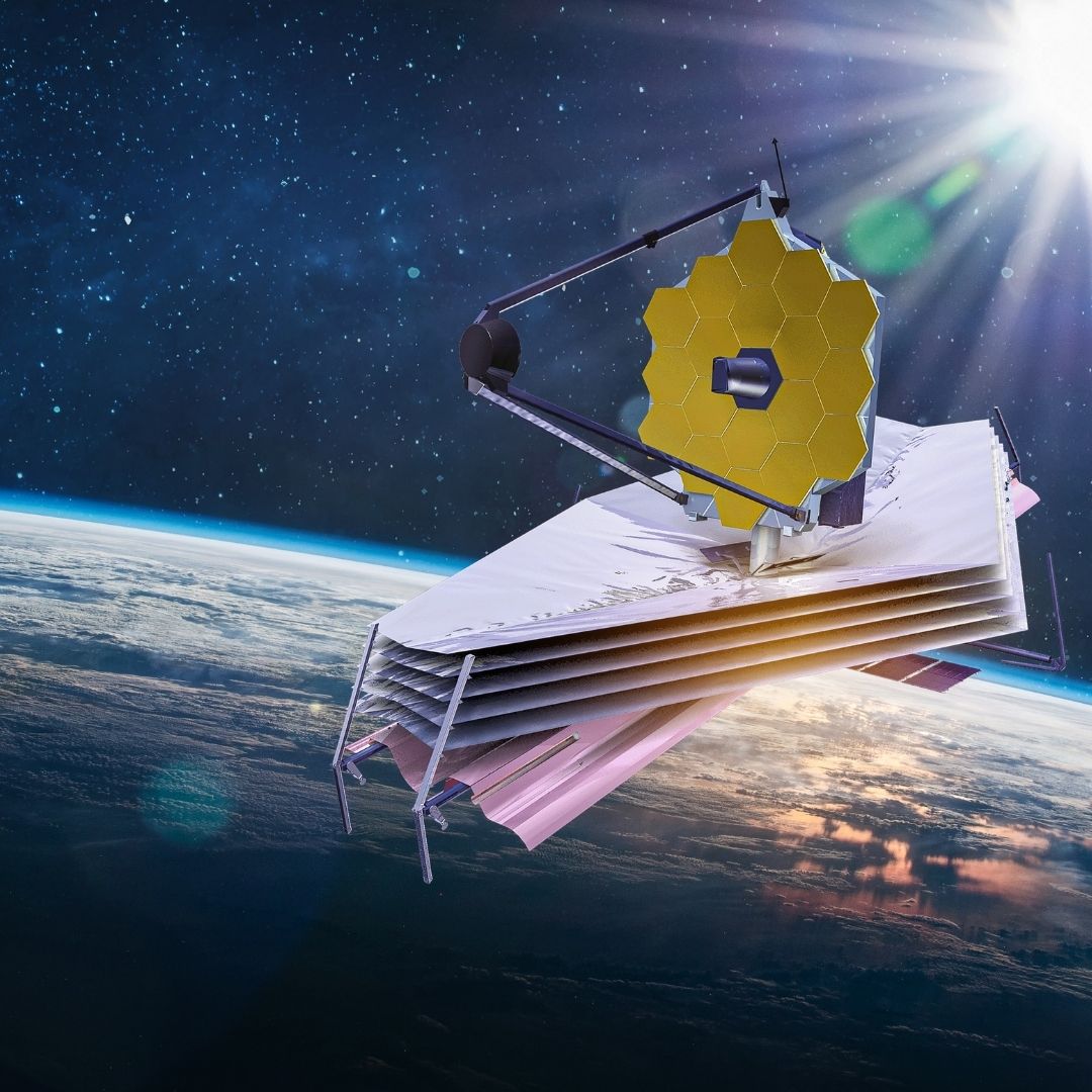 The James Webb Space Telescope was the first telescope to detect carbon dioxide in an exoplanet’s atmosphere.