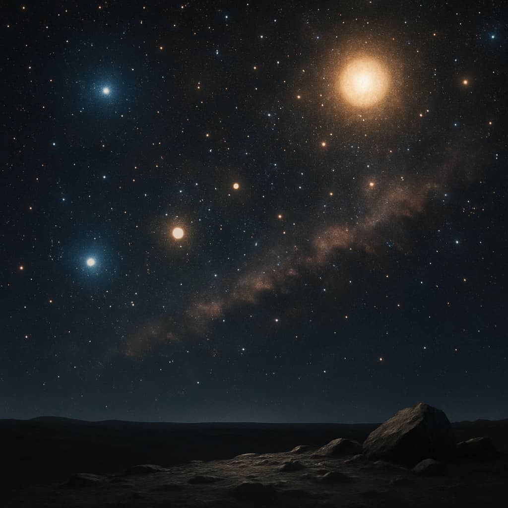 The Sun is smaller than almost every single star you can see with a naked eye.