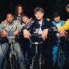 December 10 members posing with bicycles